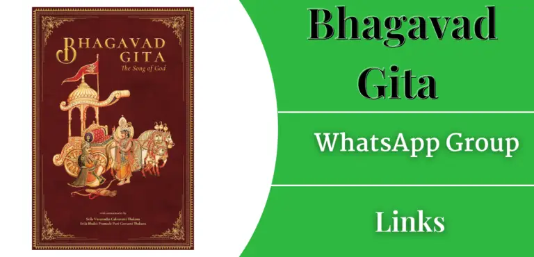 Bhagavad Gita WhatsApp Group Links  [2025 Updates]